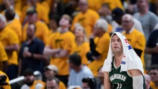 Brook López, sacrificado en Milwaukee Bucks. Foto: gettyimages