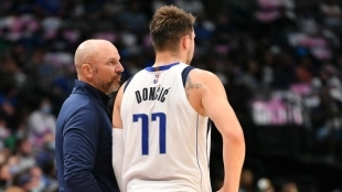 Jason Kidd y Luka Doncic