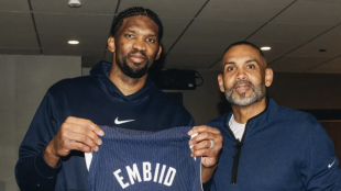 Joel Embiid, jugador de Philadelphia 76ers.