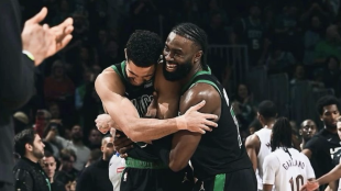 Tatum y Brown, estrellas de Boston Celtics.