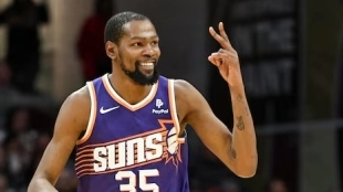 Kevin Durant, estrella de Phoenix Suns.