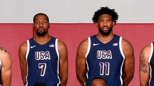 Kevin Durant y Joel Embiid