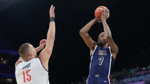Kevin Durant, estrella del Team USA. 