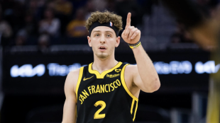 Brandin Podziemski, jugador de Golden State Warriors. 