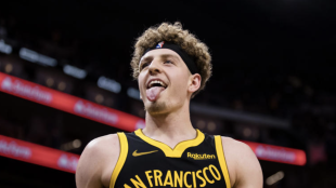 Brandin Podziemski, player of the Golden State Warriors.