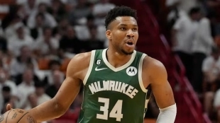 Giannis Antetokounmpo, star of the Milwaukee Bucks.