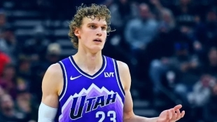 Lauri Markkanen, star of the Utah Jazz.
