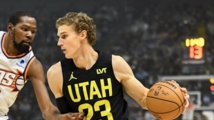 Lauri Markkanen, star of the Utah Jazz.