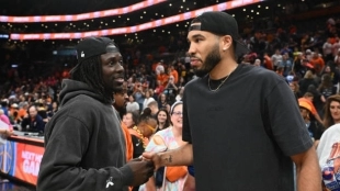 Jayson Tatum pays tribute to Kobe Bryant. Photo: gettyimages