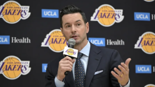 JJ Redick, coach of the Los Angeles Lakers.