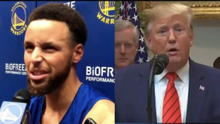 Stephen Curry does not agree with Donald Trump's policies