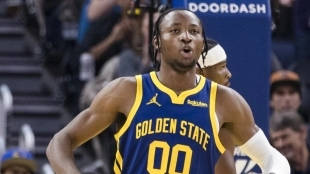 Jonathan Kuminga, player of the Golden State Warriors.