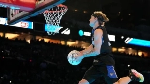 Mac McLung, double champion of the NBA Dunk Contest.
