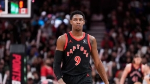 RJ Barrett, player for the Toronto Raptors.