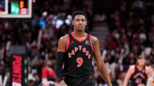 RJ Barrett, player for the Toronto Raptors.