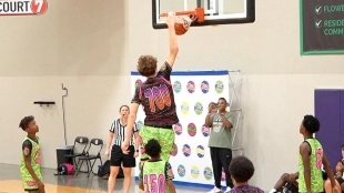 Jeremy Gohier, gigante de 13 años. Foto: gettyimages