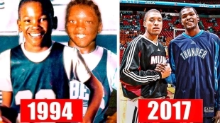 Kevin Durant y Michael Beasley
