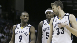 Tony Allen, along with Marc Gasol and Zach Randolph.