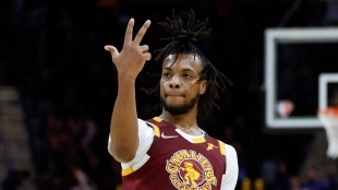 Darius Garland, player for the Cleveland Cavaliers.