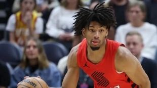 Shaedon Sharpe, jugador de Portland Trail Blazers.