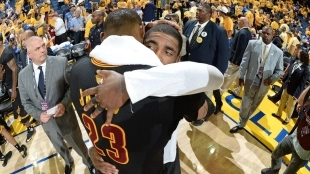 LeBron James and Kyrie Irving