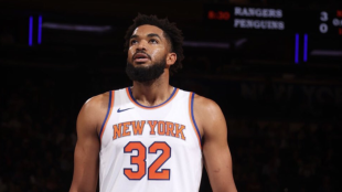 Karl-Anthony Towns, new star of the New York Knicks.