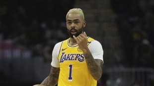 D'Angelo Russell, player for the Los Angeles Lakers.