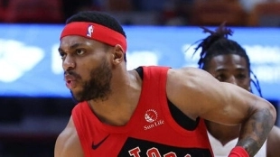 Bruce Brown, jugador de Toronto Raptors.