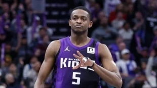 De'Aaron Fox, star of the Sacramento Kings.