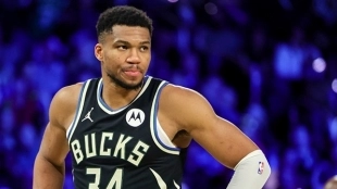 Giannis Antetokounmpo, star of the Milwaukee Bucks.