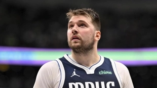 Luka Doncic, star of the Dallas Mavericks.
