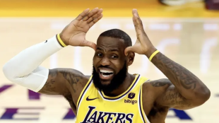 LeBron James, NBA star.