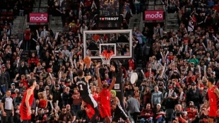 Victor Wembanyama, remontada de Spurs. Foto: gettyimages