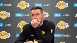 JJ Redick, entrenador de Los Angeles Lakers.
