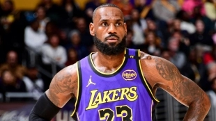 LeBron James, estrella de Los Angeles Lakers.