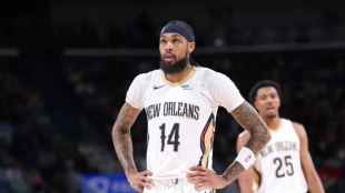 Brandon Ingram is not interested. Photo: Getty Images