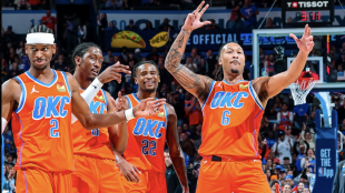 Victoria clara de Oklahoma City Thunder ante Cleveland Cavaliers. 