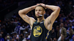 Stephen Curry, estrella de Golden State Warriors. 