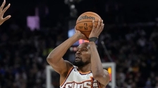 Kevin Durant, player of the Phoenix Suns.