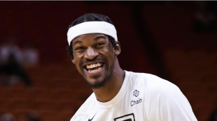 Jimmy Butler, star of the Golden State Warriors.