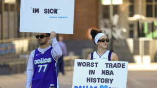 The people of Dallas are with Luka Doncic.