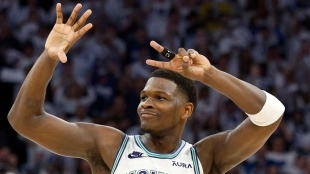 Anthony Edwards, star of the Minnesota Timberwolves.