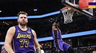 LeBron James, alongside Luka Doncic: Lakers' victory against the Grizzlies.
