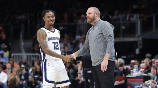 Taylor Jenkins, alongside Ja Morant.