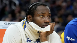 Jonathan Kuminga, envuelto en rumores NBA.