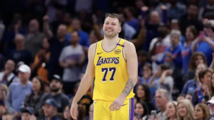 Luka Doncic, estrella de Los Angeles Lakers. 