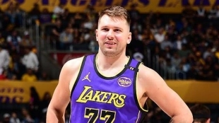 Luka Dončić, superstar of the Los Angeles Lakers.