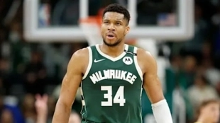 Giannis Antetokounmpo, star of the Milwaukee Bucks.