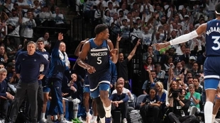 Minnesota Timberwolves gana a los Thunder. Foto: gettyimages