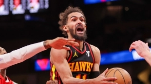 Trae Young, star of the Atlanta Hawks.